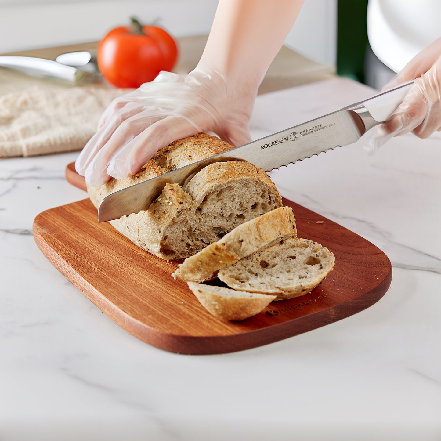 8.5 inch Bread Knife, Serrated Bread Slicer for Homemade Bread