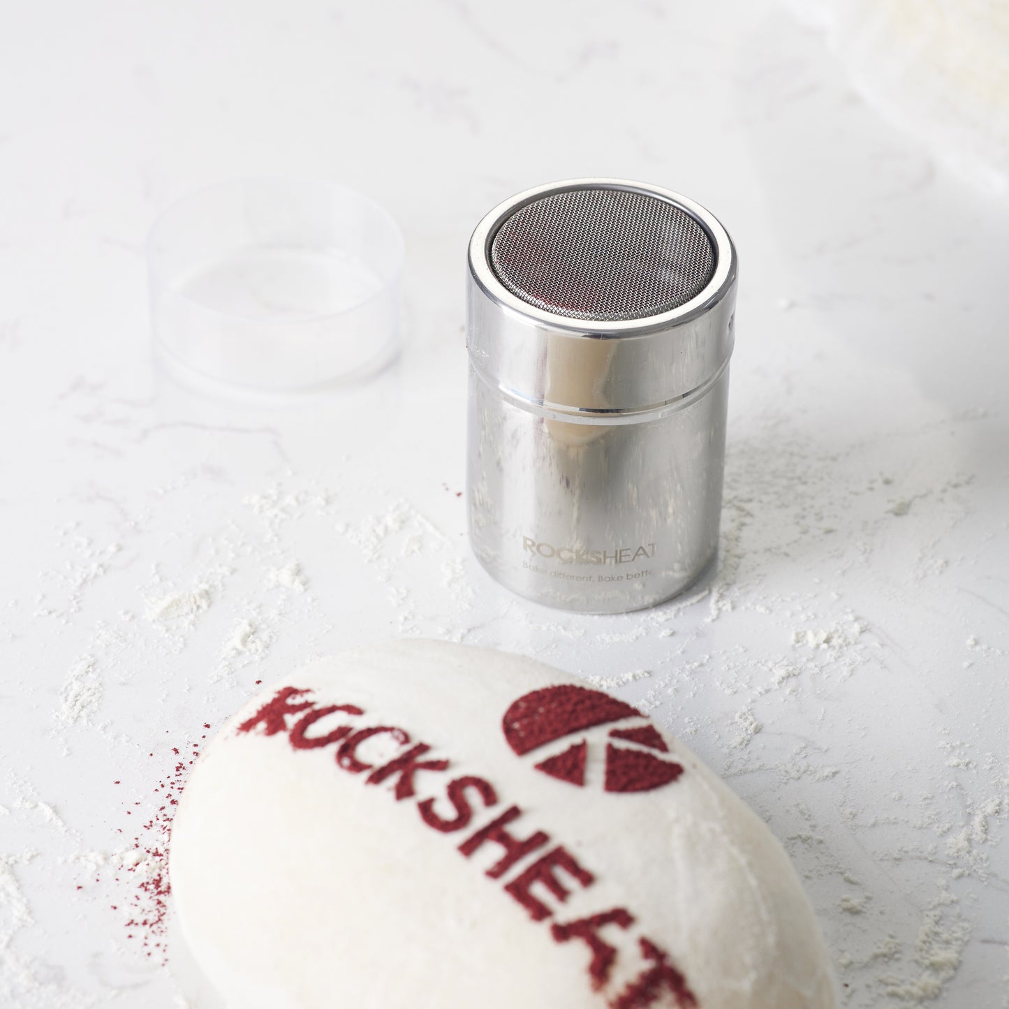 Stainless Steel Powder Sugar Shaker with Lid