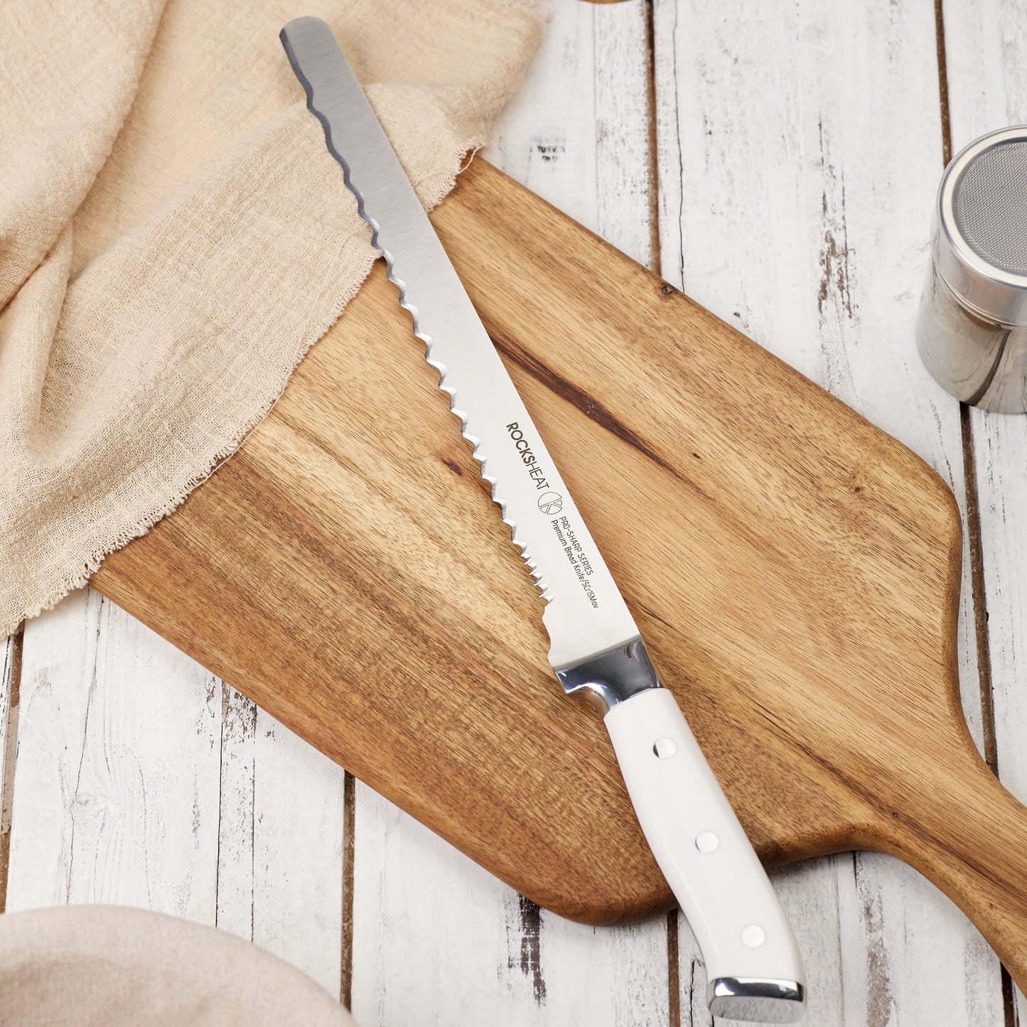 10-inch Bread Knife, Serrated Bread Slicer for Homemade Bread