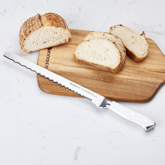 10-inch Bread Knife, Serrated Bread Slicer for Homemade Bread